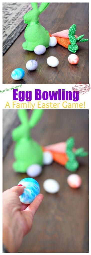 an entertaining Easter Egg Bowling game