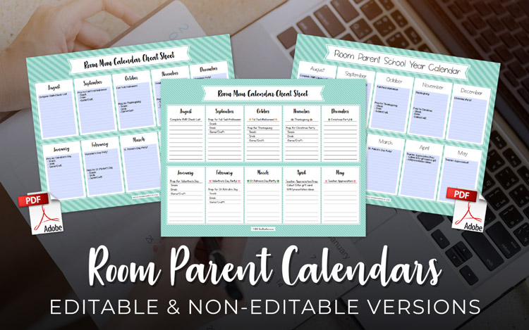  a calendar template specifically designed for room parents