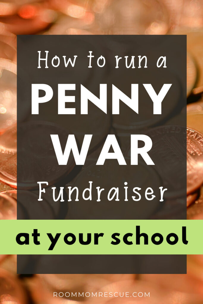 how to run a penny war fundraiser at your school