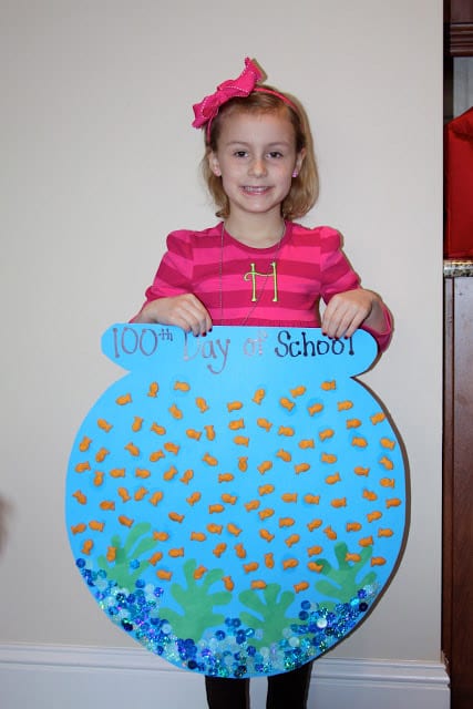 100 days of school poster project