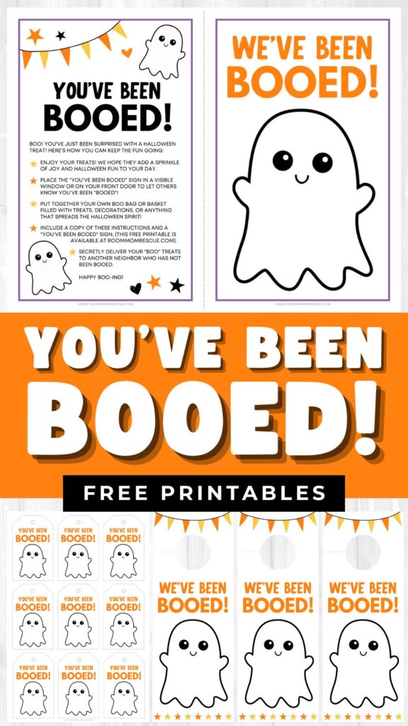BOO POEM for Neighbors Printable Halloween Card 